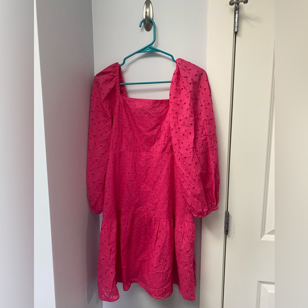 NWOT Beyond Words‎ Pink Dress Sz Large - Picture 4 of 7